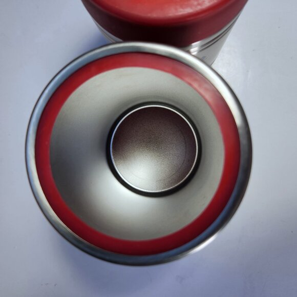 Coors Light Silver Bullet Beer Can Koozie Bottle Coozie Stainless Steel Red (2) - Picture 8 of 9